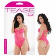 TEASE KIM UNDERWIRE LACE TEDDY PINK SMALL