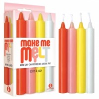 Make Me Melt Drip Candles Pastel Drip Candles - 4 Pack