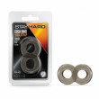 Stay Hard Cockring & Ball Strap- Black