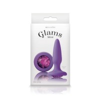 Glams Mini Purple Gemstone Butt Plug