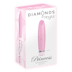 Diamonds The Princess - Rechargeable Bullet Pink