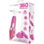 Bodywand 360 Spinning Head Massager Set With 2 Silicone Attachments Pink **SPECIAL PRICE**