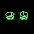 Love In Leather Glow In The Dark Hand Cuffs