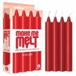 Make Me Melt Drip Candles Red 4pk