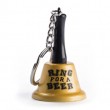 Novelty Ring For A Beer Key Chain Bell