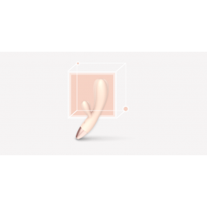 ZOO Rhino motif dual prong vibrator