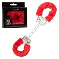 CALEXOTICS PLAYFUL FURRY CUFFS RED