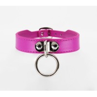 LOVE IN LEATHER PINK COLLAR B COL22 PINK