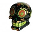 Novelty Weed Skull Coin Bank