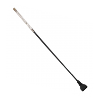 Love in Leather Long Crop - Diamante