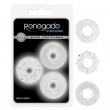 Renegade Dino Rings 3 Pack - Clear