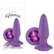 Glams Purple Silicone Butt Plug