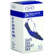 SAX Regular 24 Regular Fit Condoms 53mm