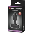 Pretty Love Vibra Butt Plug - Black