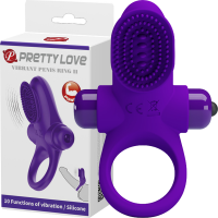 PRETTY LOVE VIBRANT PENIS RING 2 PURPLE PRETTY LOVE VIBRANT PENIS RING 2 PURPLE