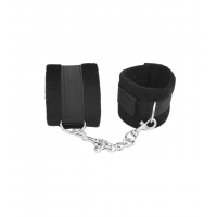 Love In Leather Black Handcuffs