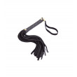 Love in Leather Suede Flogger - Black