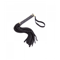 Love in Leather Suede Flogger - Black